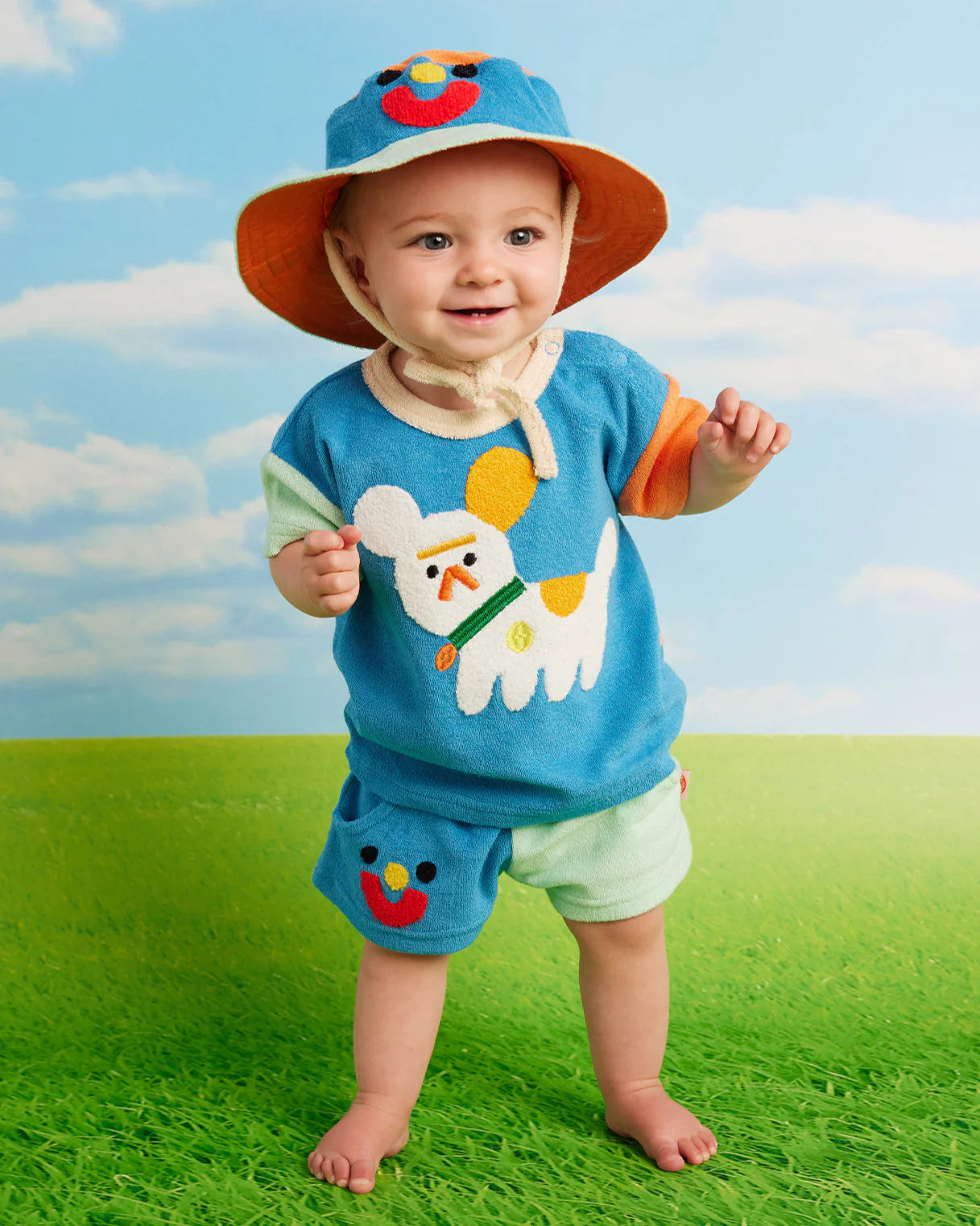 Halcyon Nights - Puppy Park Terry Shorts