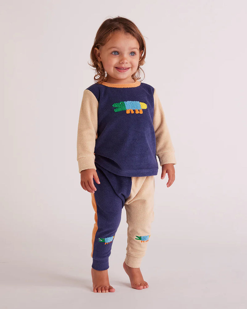 Halcyon Nights - Crocodile Terry Pant