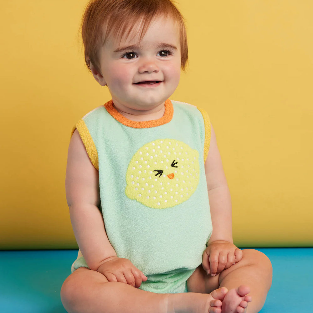 Halcyon Nights - Peel Party Terry Singlet Suit