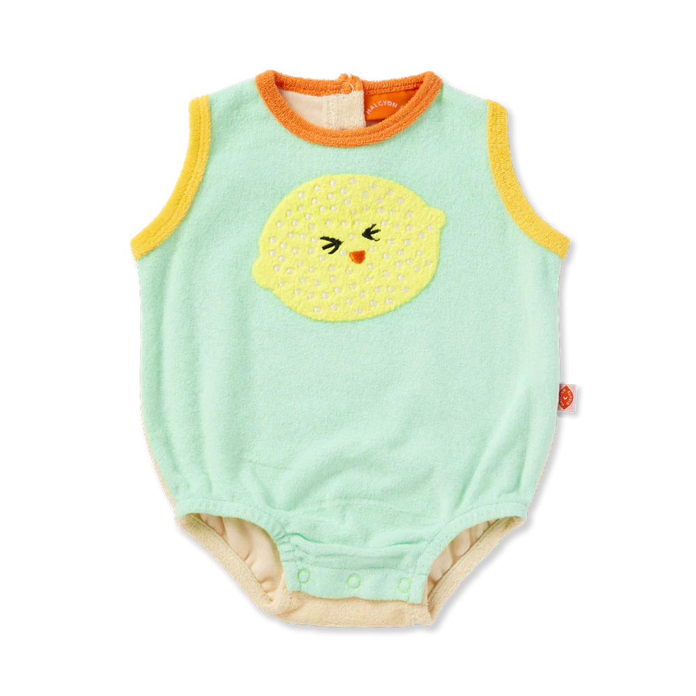 Halcyon Nights - Peel Party Terry Singlet Suit