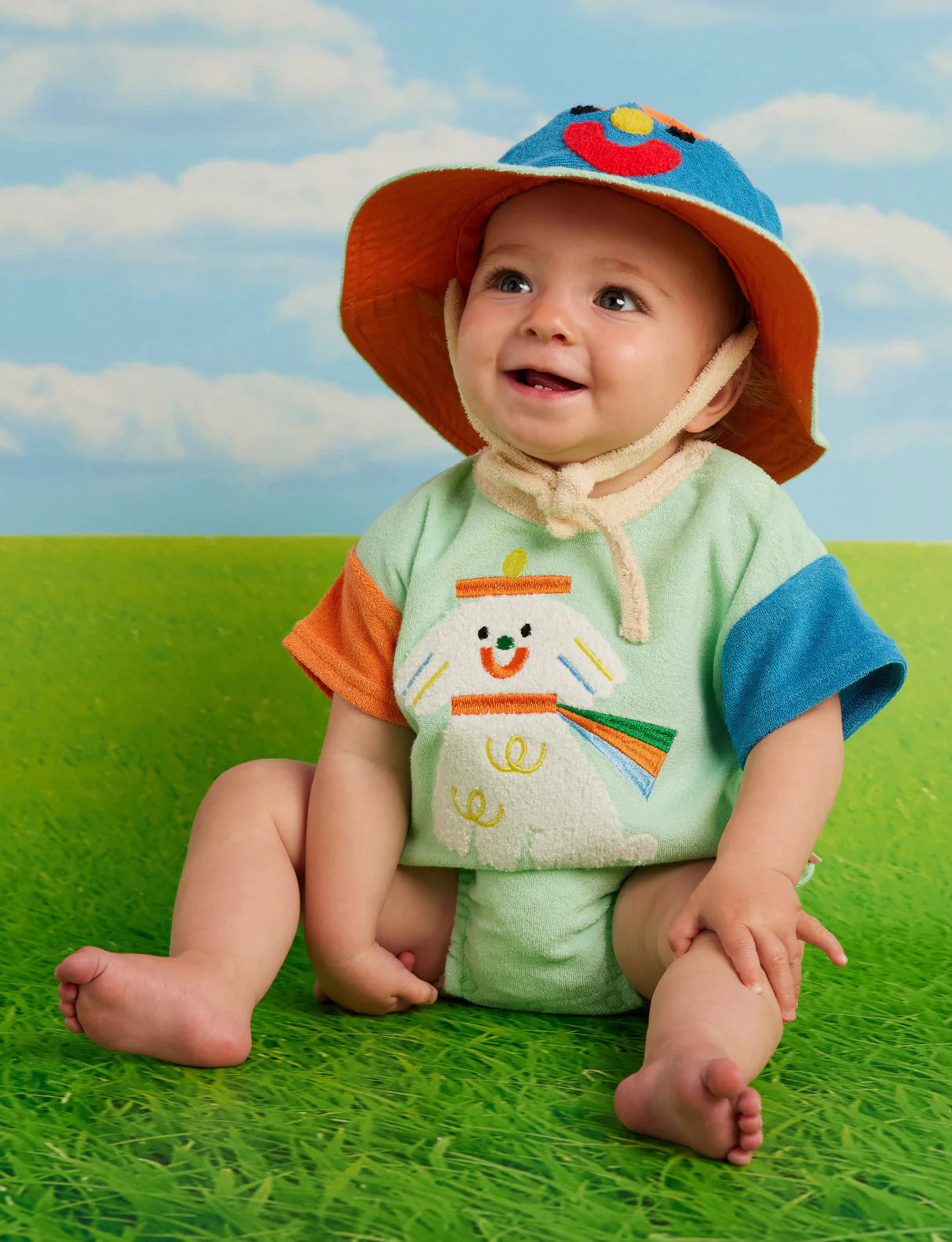 Halcyon Nights - Puppy Park Terry Short Sleeve Bodysuit