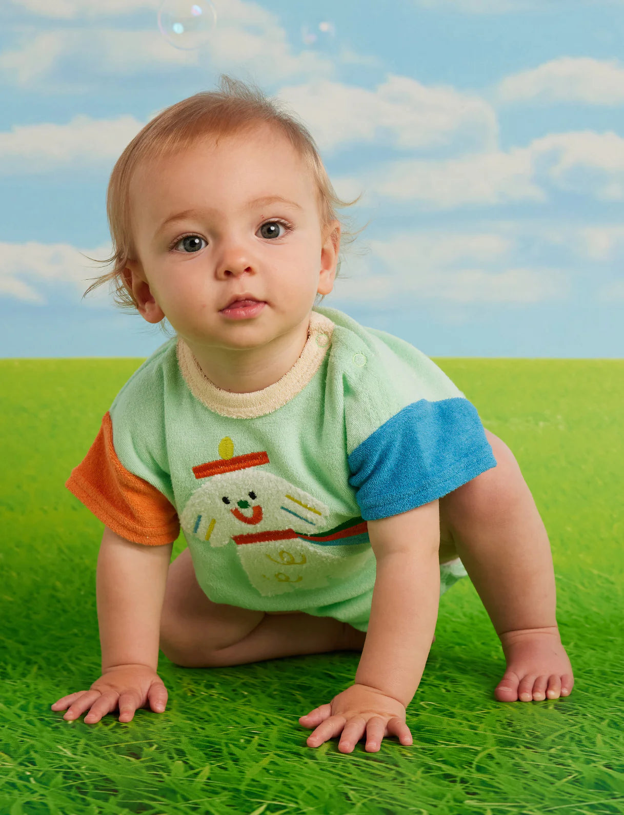 Halcyon Nights - Puppy Park Terry Short Sleeve Bodysuit