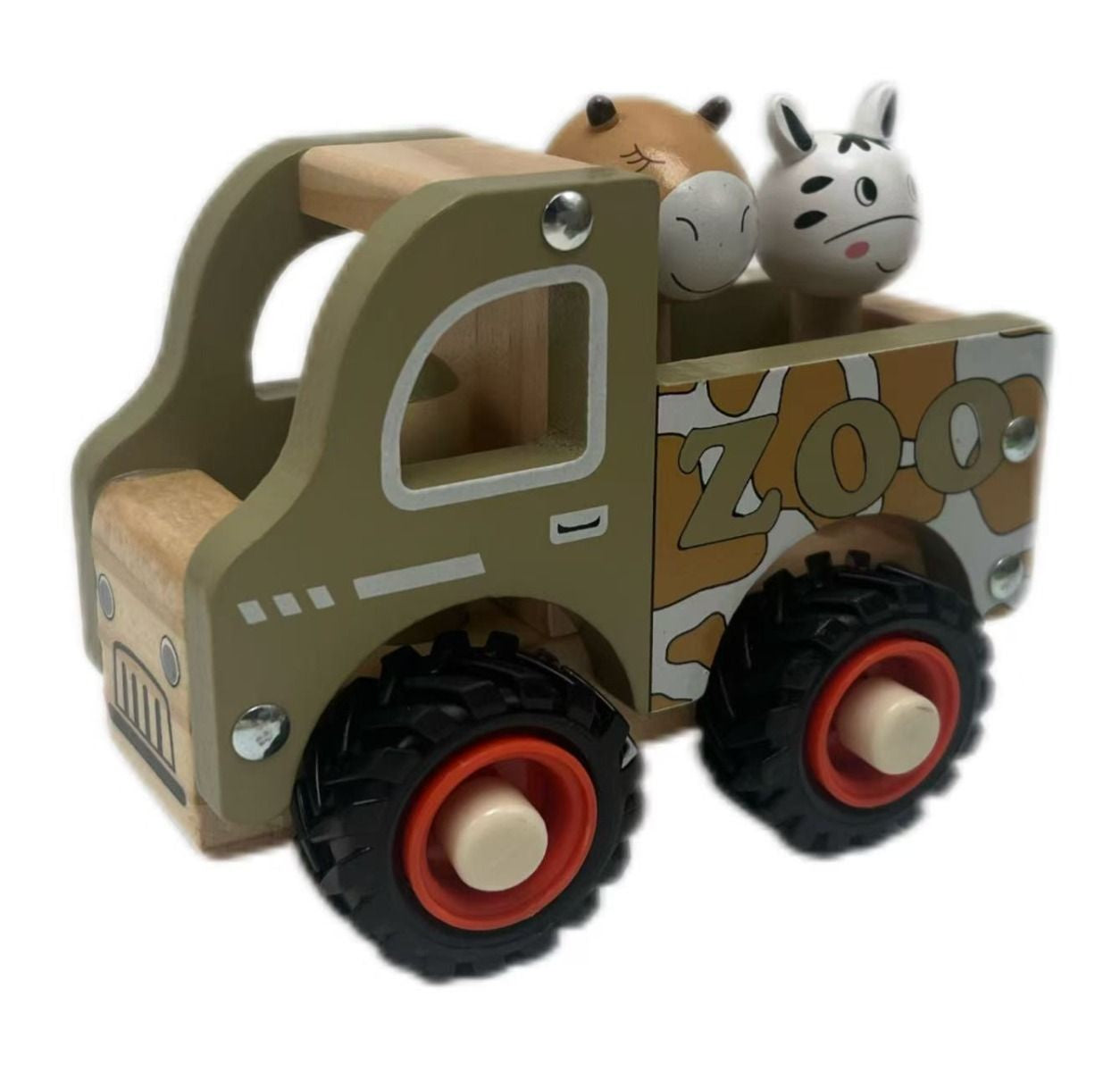Toyslink - Wooden Zoo Truck