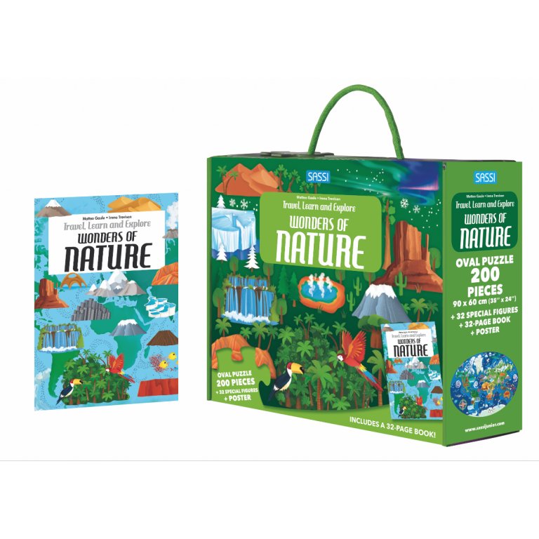 Sassi Science - Wonders Of Nature - Puzzle and Book