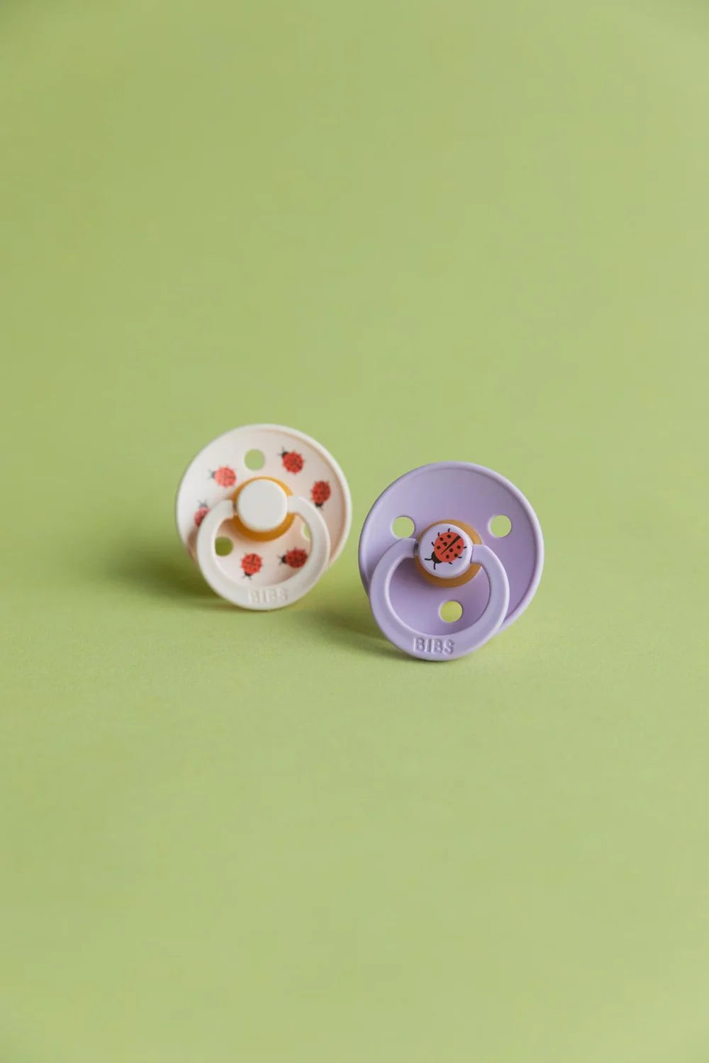 BIBS - STUDIO Colour 2 Pack Ladybug - Violet Sky/Petal