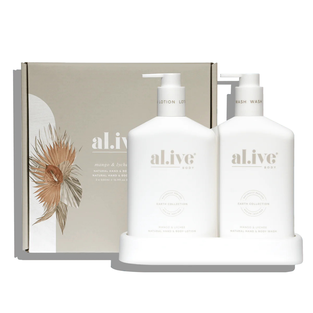 Al.ive - Wash & Lotion Duo + Tray - Mango & Lychee