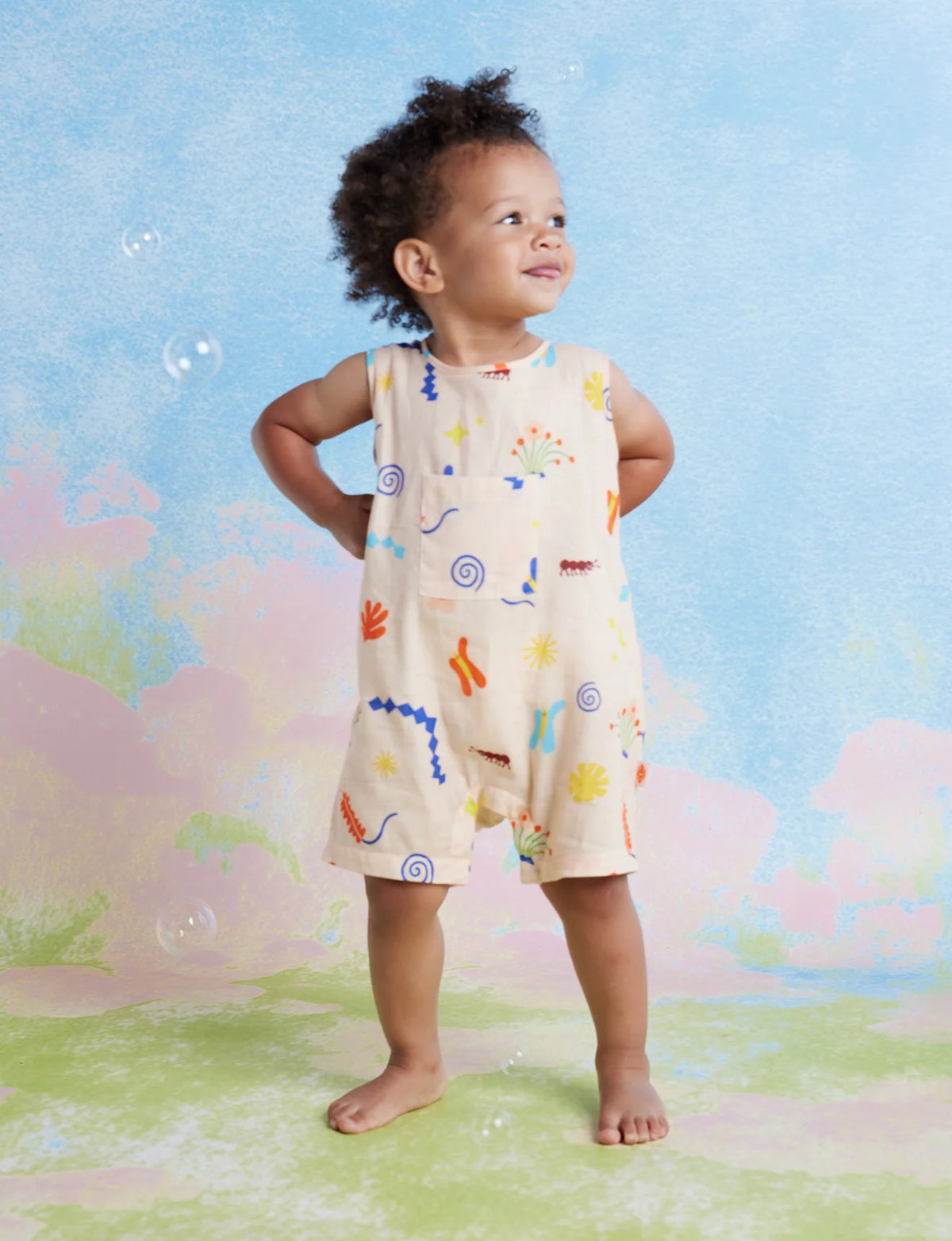 Halcyon Nights - Woven Romper - Wiggle Wonders