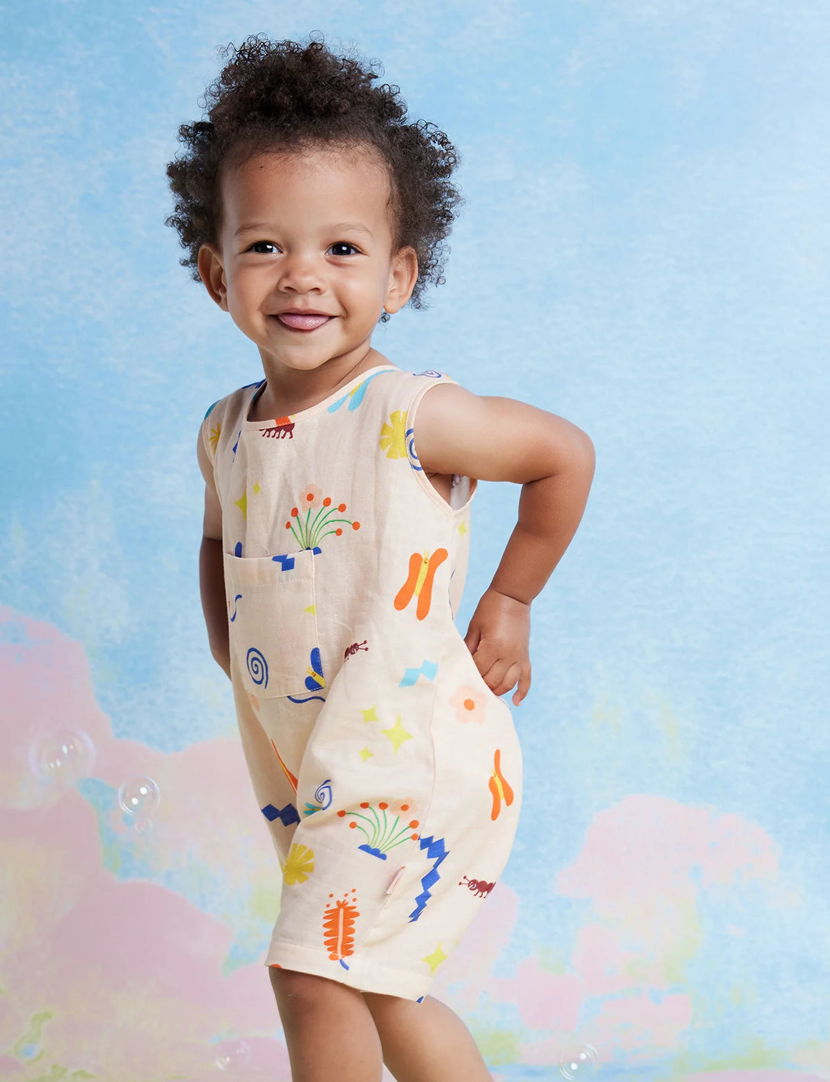 Halcyon Nights - Woven Romper - Wiggle Wonders