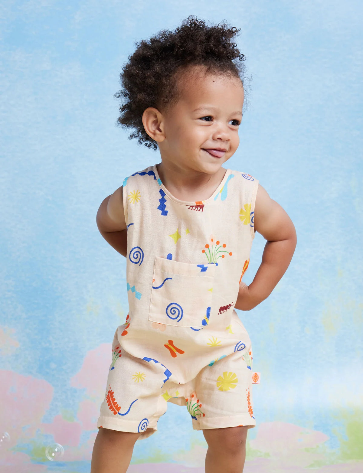 Halcyon Nights - Woven Romper - Wiggle Wonders