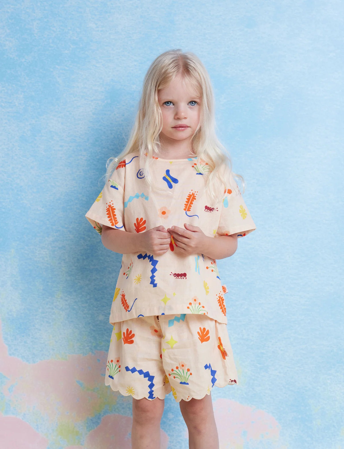 Halcyon Nights - Woven T-Shirt - Wiggle Wonders