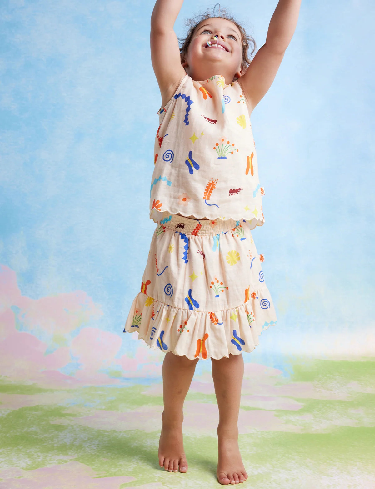 Halcyon Nights - Woven Skirt - Wiggle Wonders