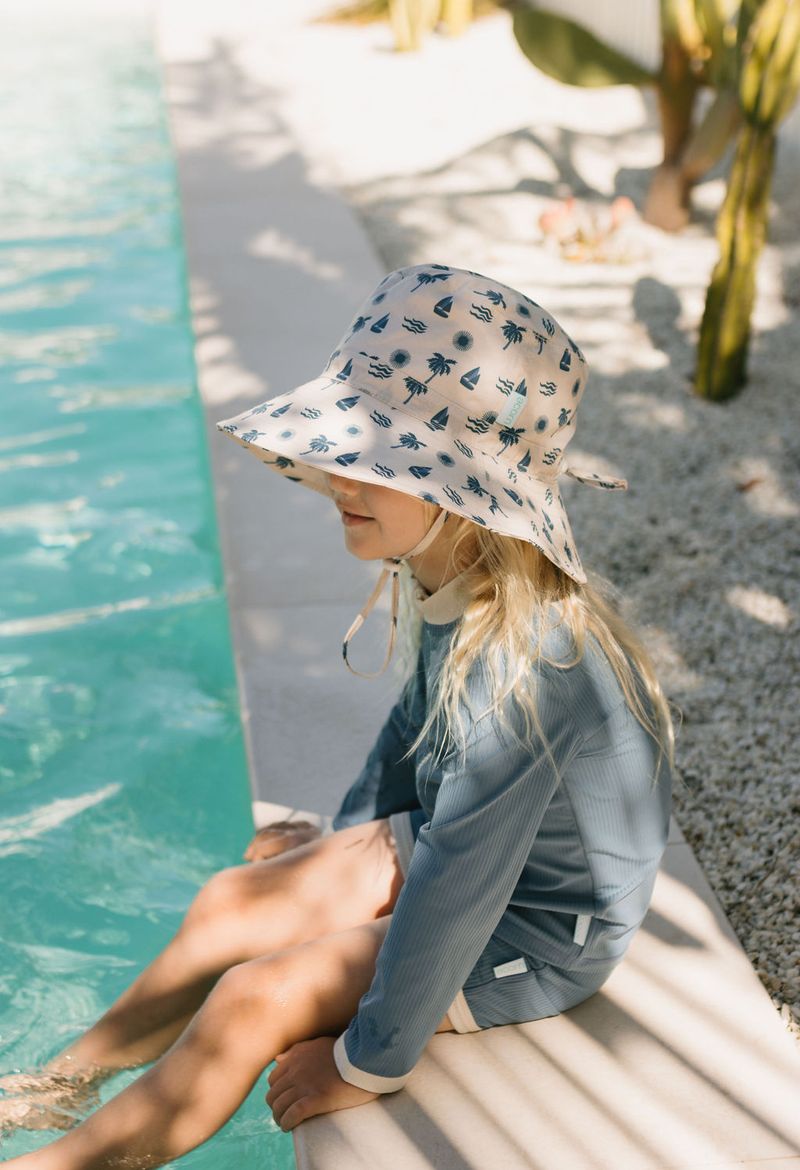 Acorn Kids - Island Breeze Wide Brim Bucket Hat