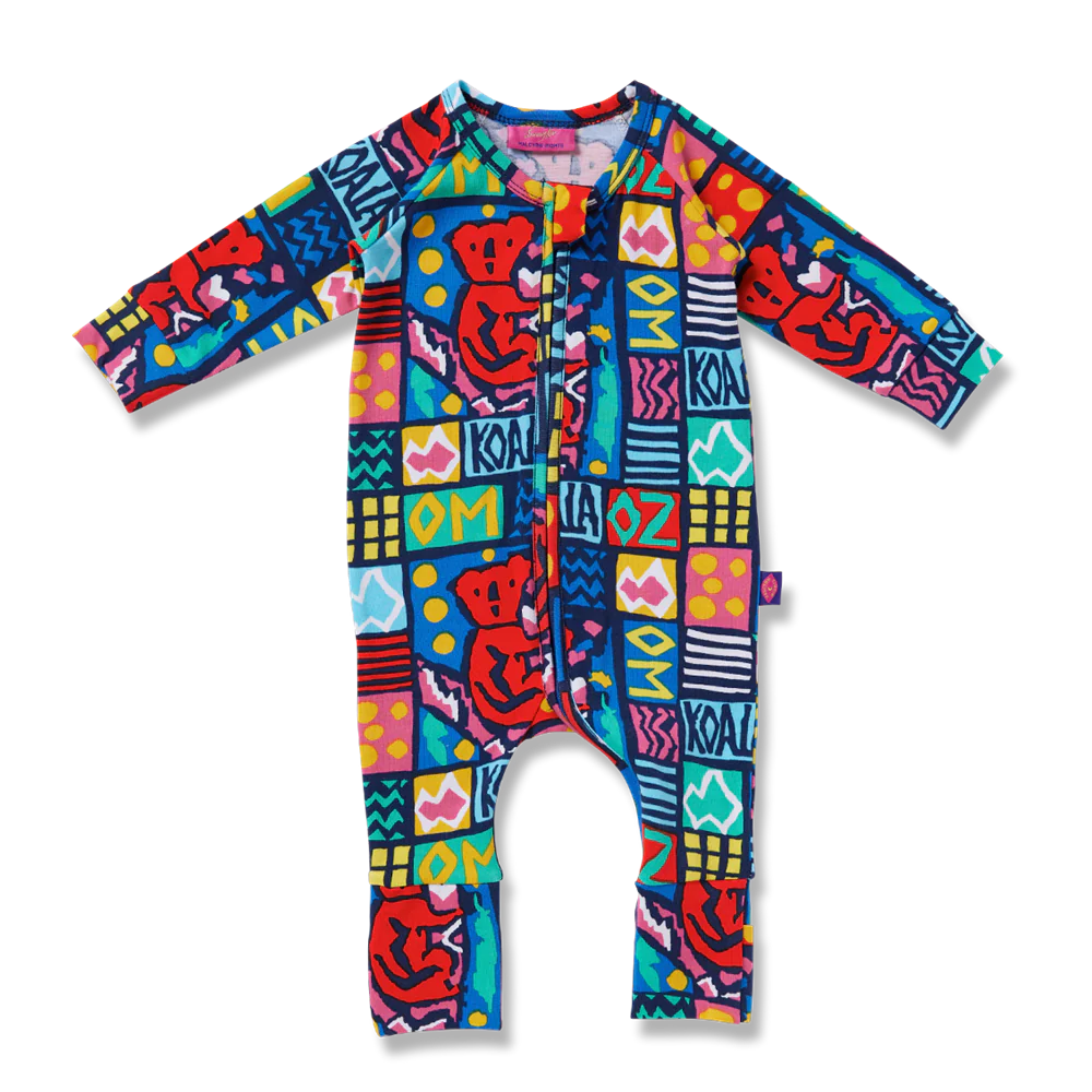 Halcyon Nights - Koala Oz Long Sleeve Romper