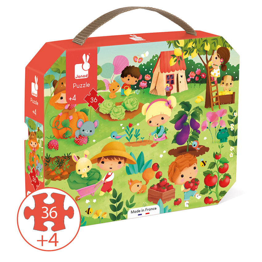 Janod - 36pc Garden Puzzle