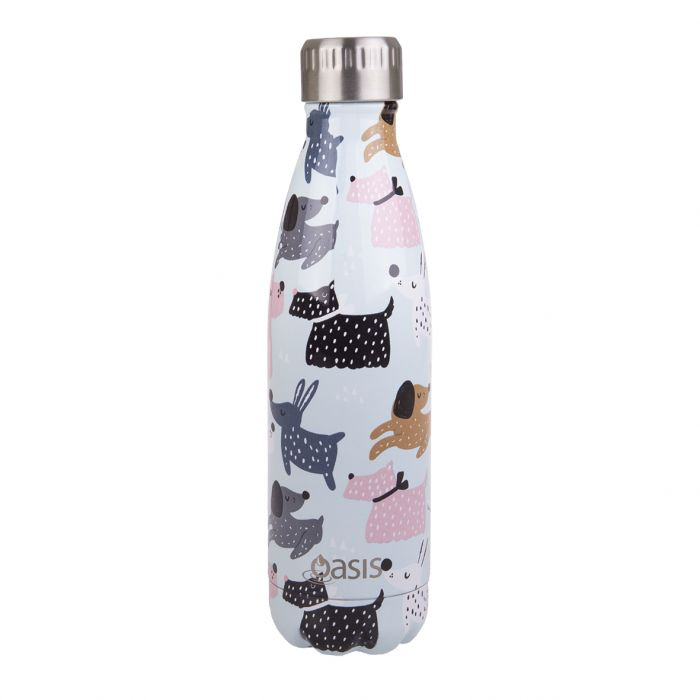 Oasis - Insulated Stainless Steel Kids Drink Bottle - Dog Park