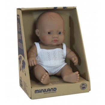 Miniland - Baby Doll - Hispanic Girl 21cm
