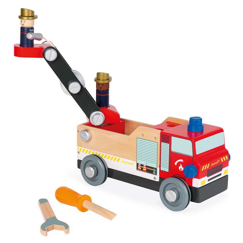 Janod - Bricokids DIY Fire Truck