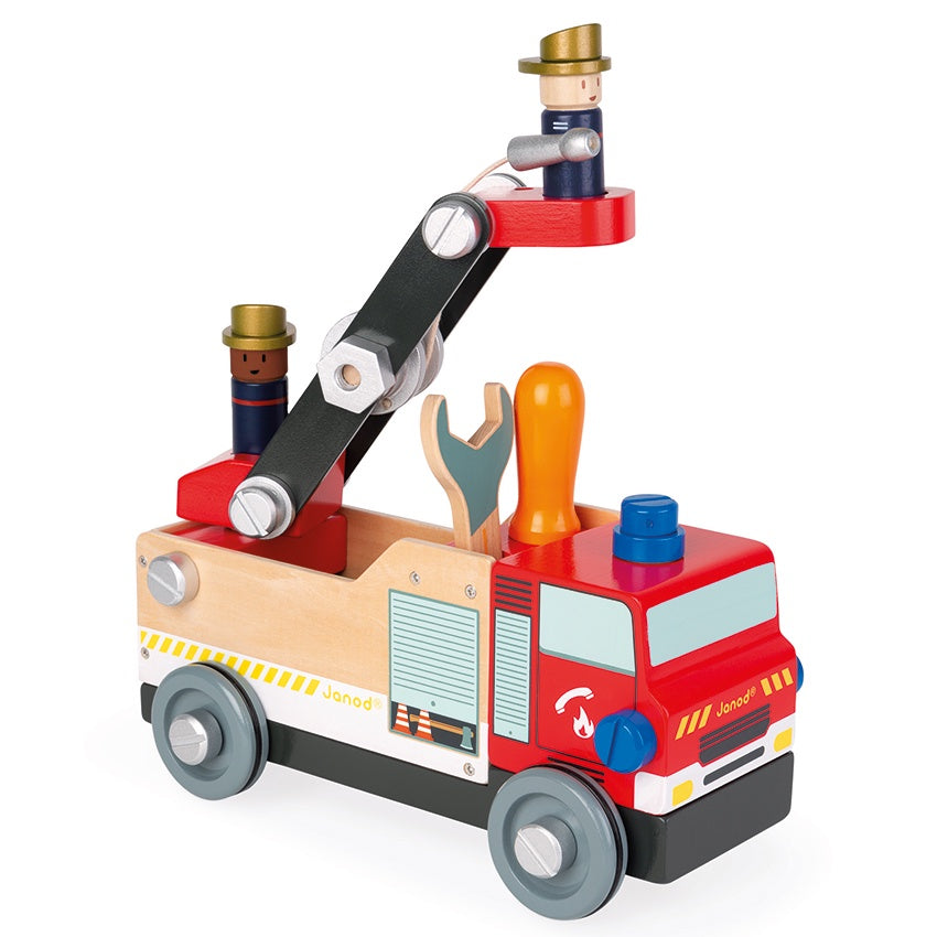 Janod - Bricokids DIY Fire Truck