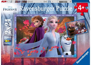 Ravensburger - 2x24 Puzzle - Frozen 2 Frosty Adventures