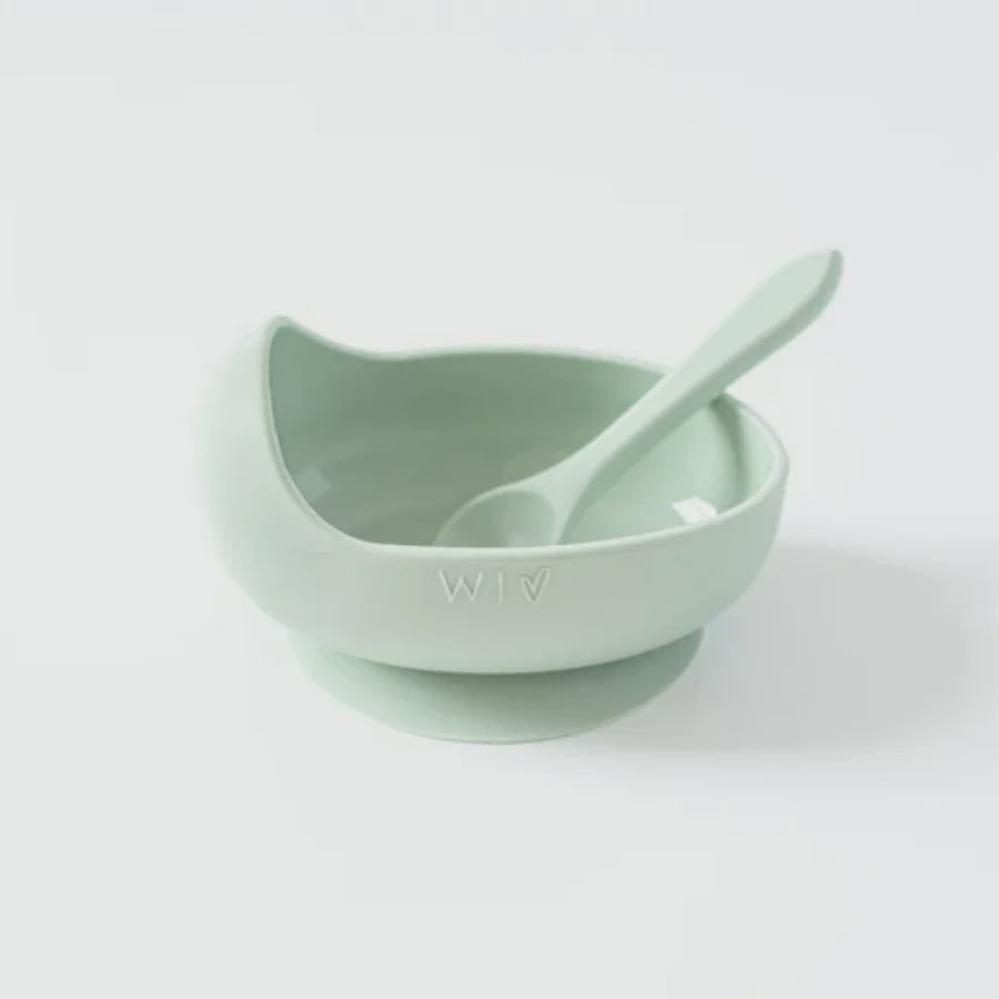 Wild Indiana - Wild Silicone Baby Bowl Set - Sage