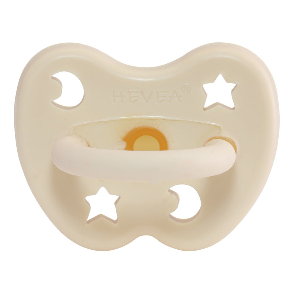 Hevea - Colour Pacifier Orthodontic Teat - Milky White
