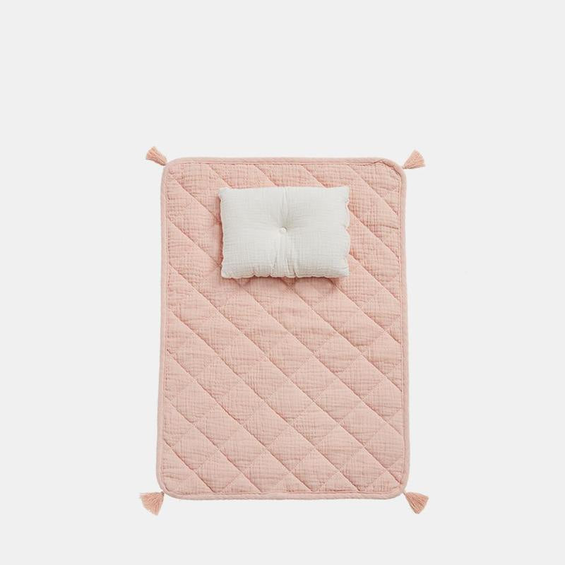Olli Ella - Organic Cotton Strolley Bedding Set - Rose