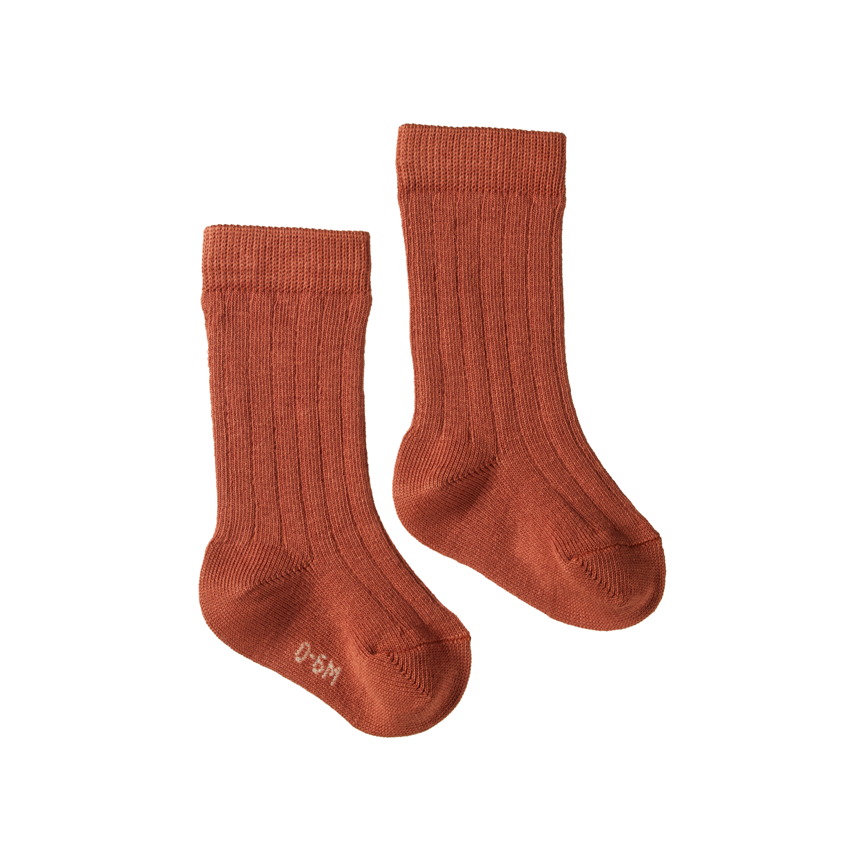 Nature Baby - Rib Sock - Clay
