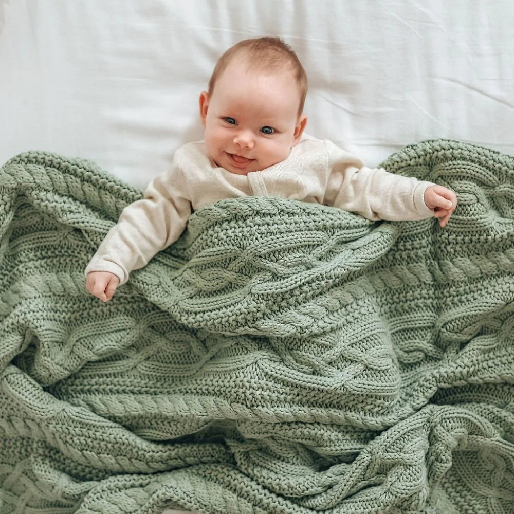 Di Lusso Living - Reilly Blanket - Mint