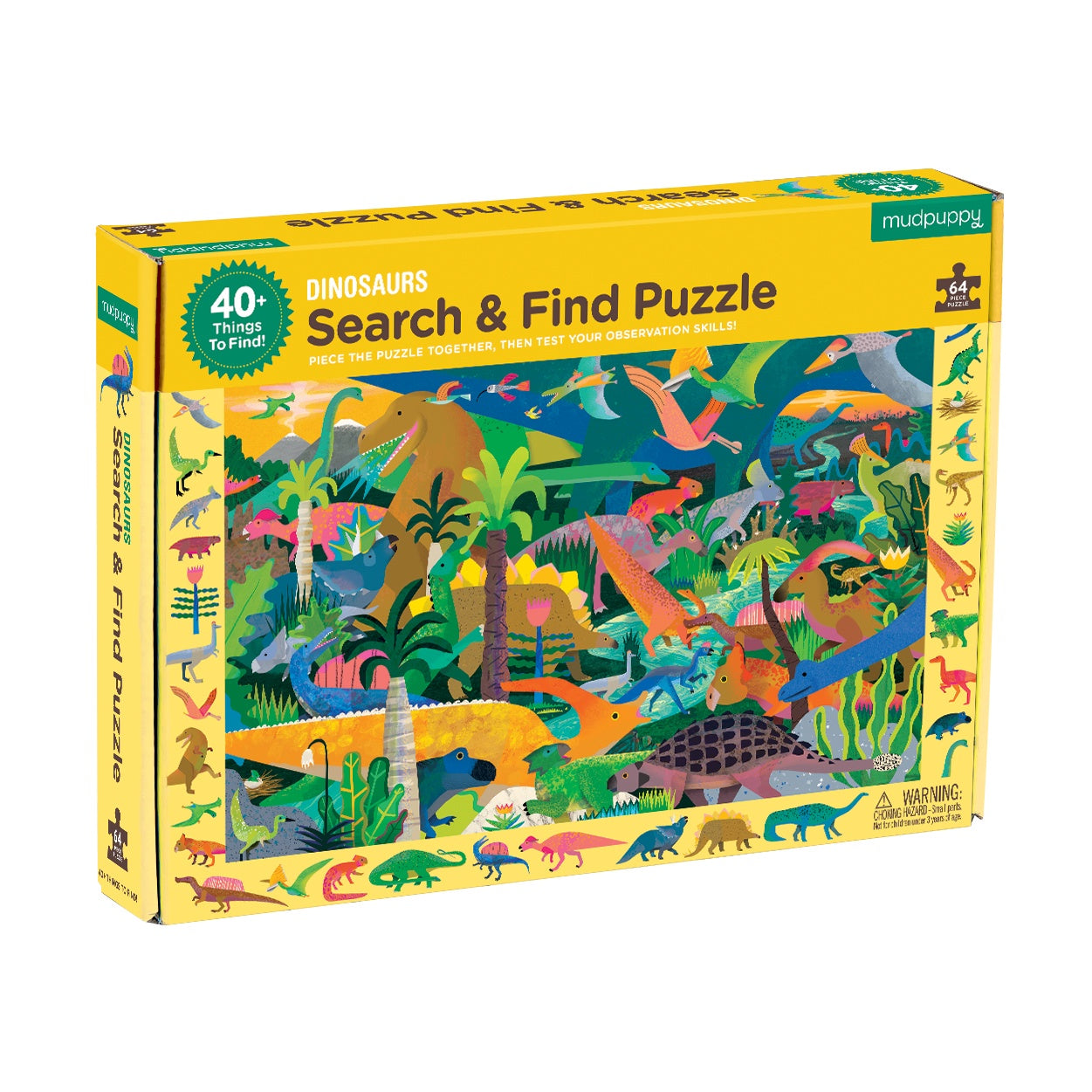 Mudpuppy - Search & Find Puzzle - Dinosaurs