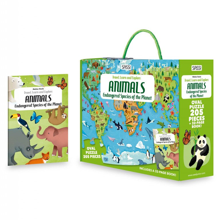 Sassi Science - Animals - Puzzle and Book