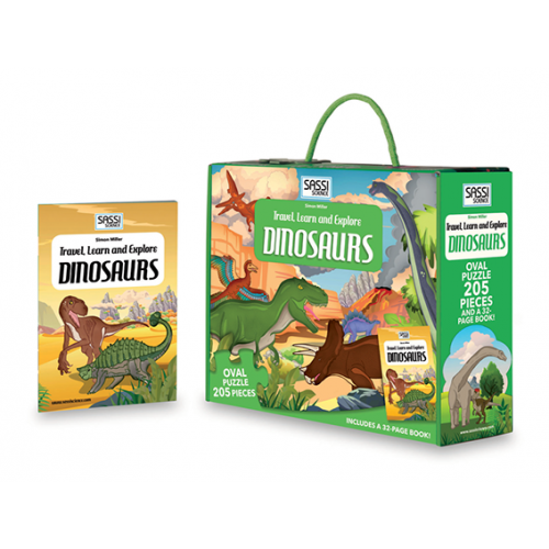 Sassi Science - Dinosaurs - Puzzle and Book