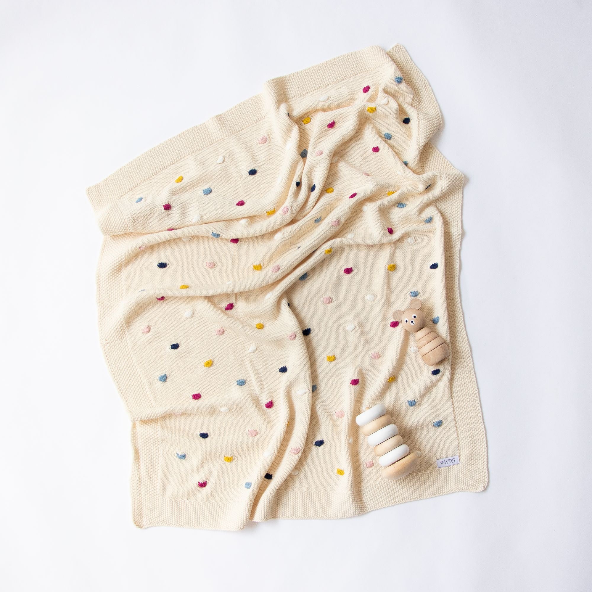 Di Lusso Living - Confetti Blanket - Natural