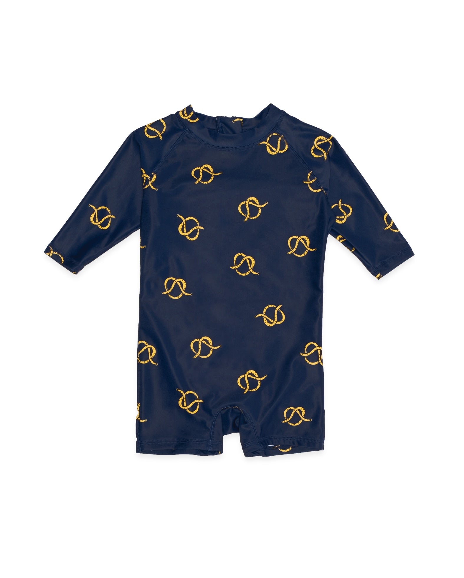 Band of Boys - Baby Swim Romper - Pretzel - Navy