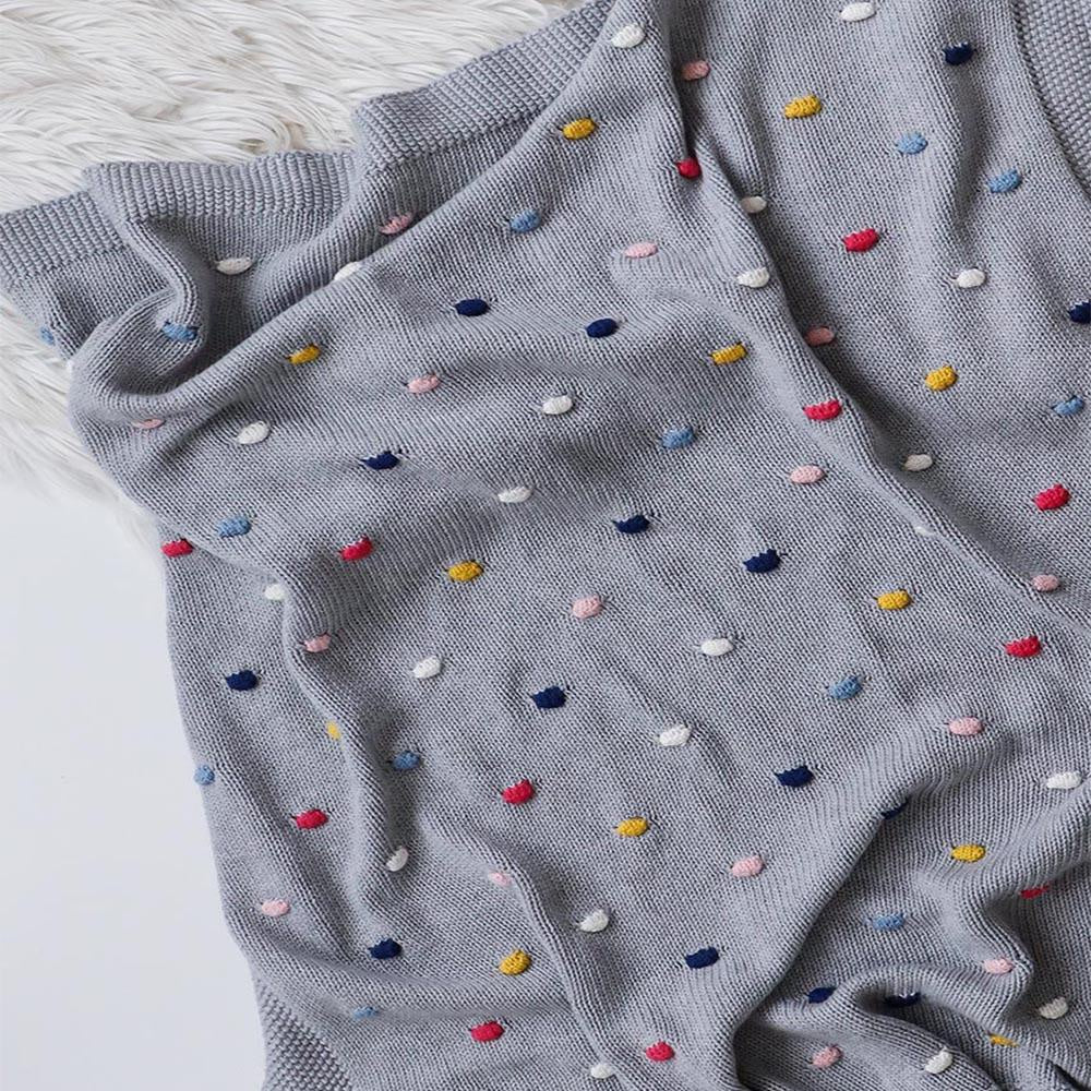 Di Lusso Living - Confetti Blanket - Grey