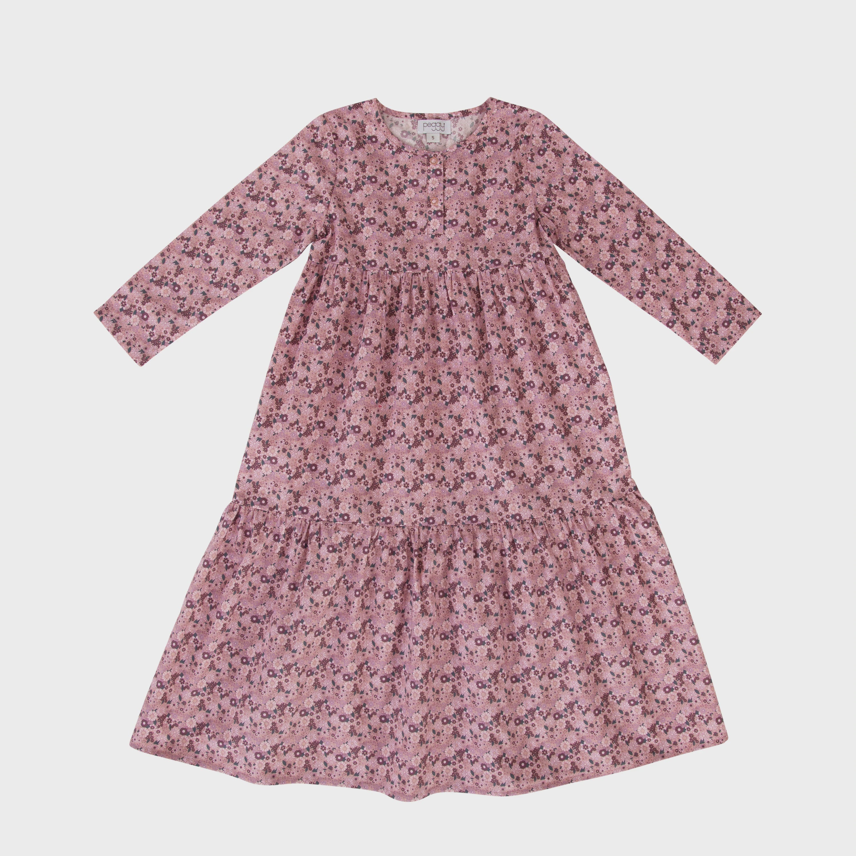 Peggy - Kingston Dress - Rose Ditzy Floral