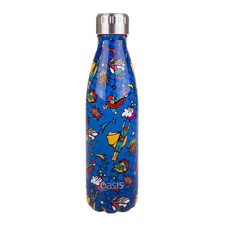 Oasis - Insulated Stainless Steel Kids Drink Bottle - Super Heros