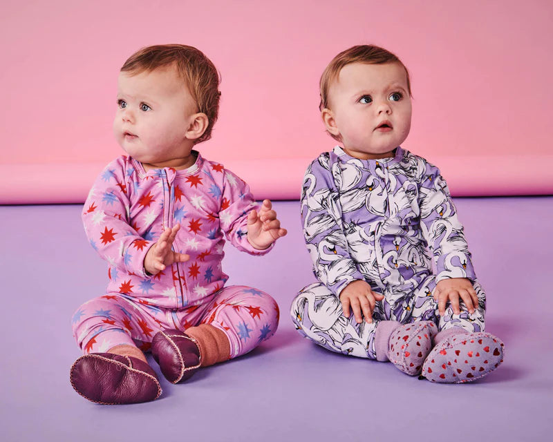 Kip & Co - Long Sleeve Zip Organic Romper - Be A Star