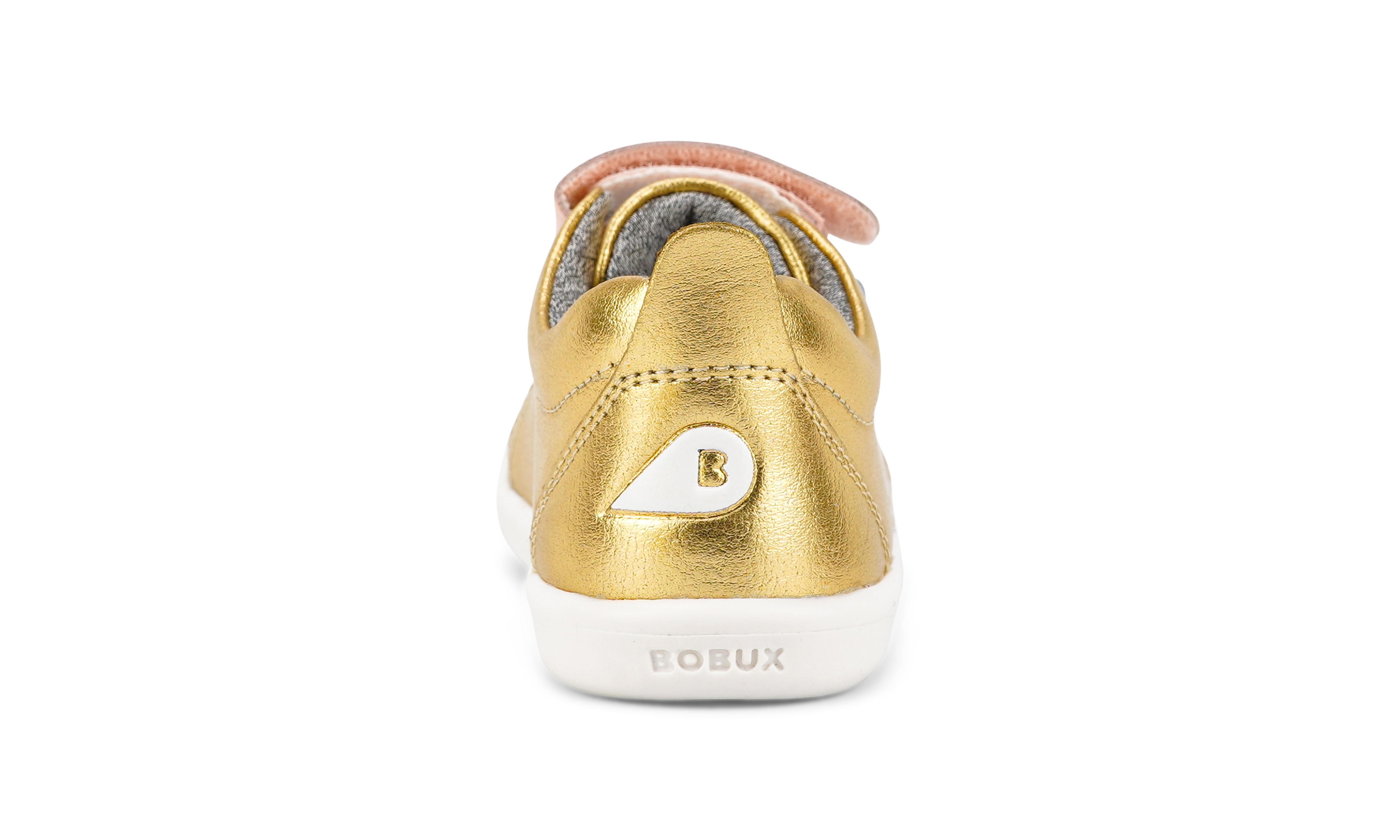 Bobux - Grass Court Switch  - Gold Metallic (White+Seashell)