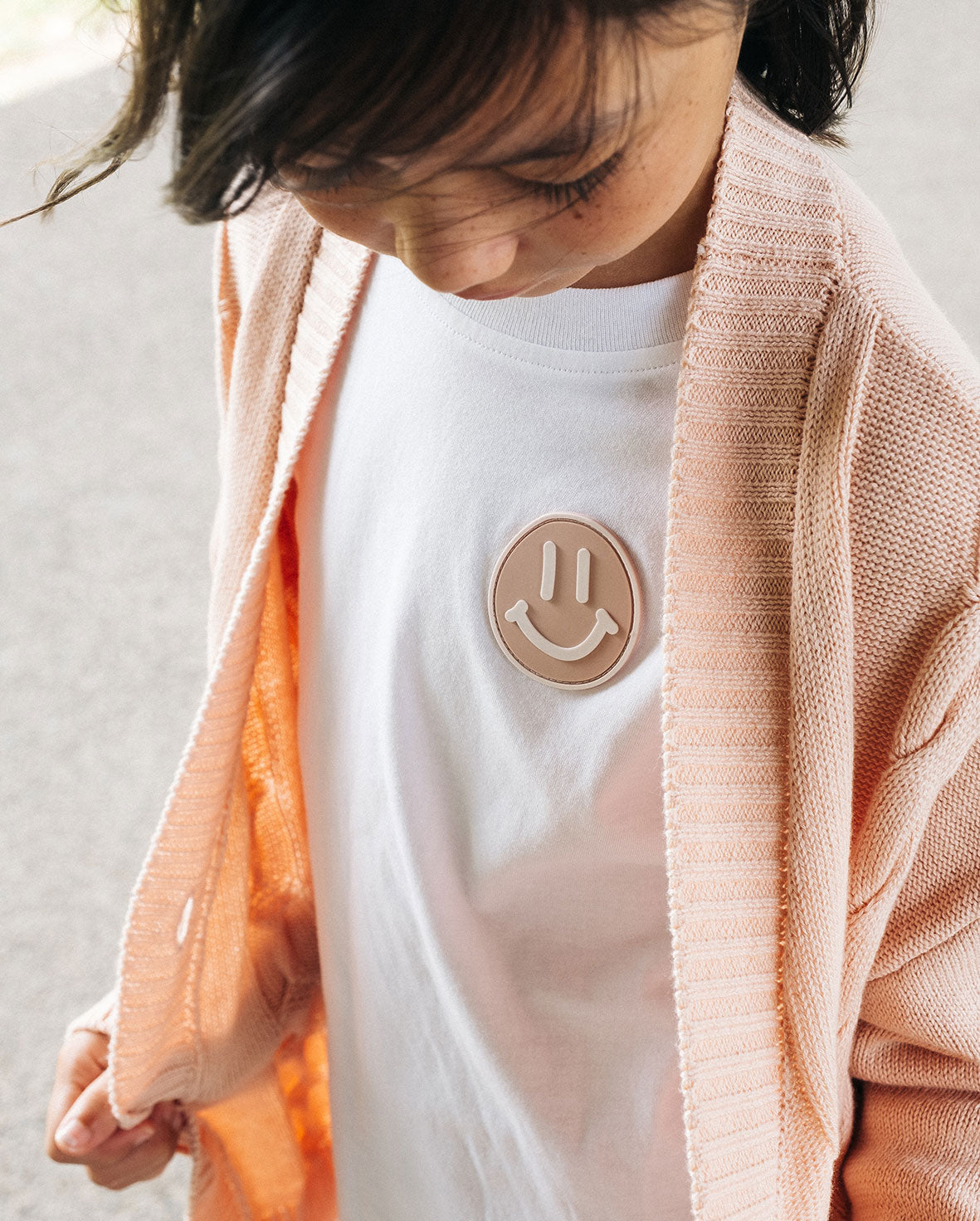 The Girl Club - Pink Cable V Neck Cardigan - Pink