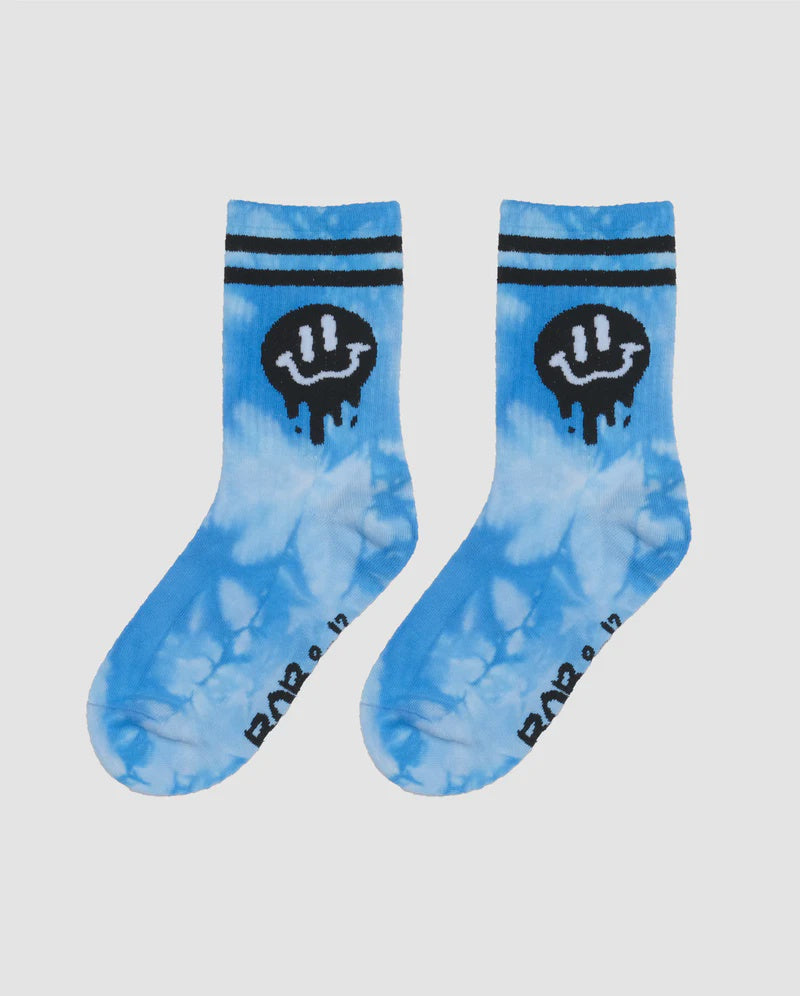 Band Of Boys - The Collectibles Skate Socks Drippin In Smiles - Blue
