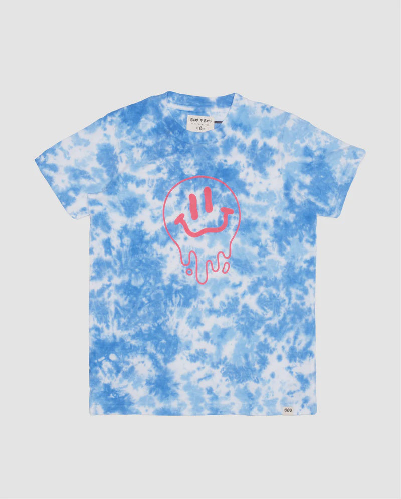 Band of Boys - Drippin in Smiles  Tee - Blue Tie-Dye