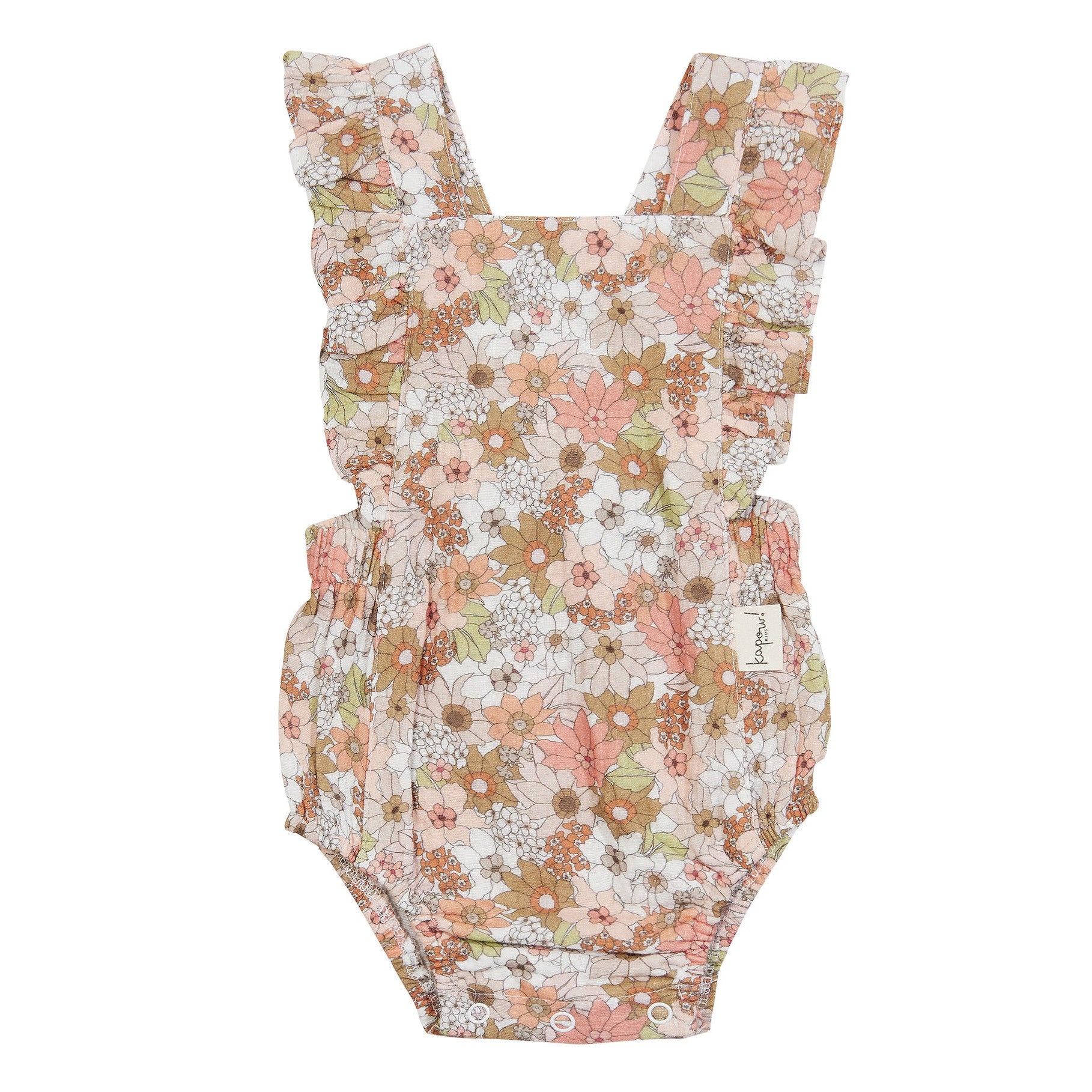 Kapow Kids - Bouquet Ruffle Playsuit