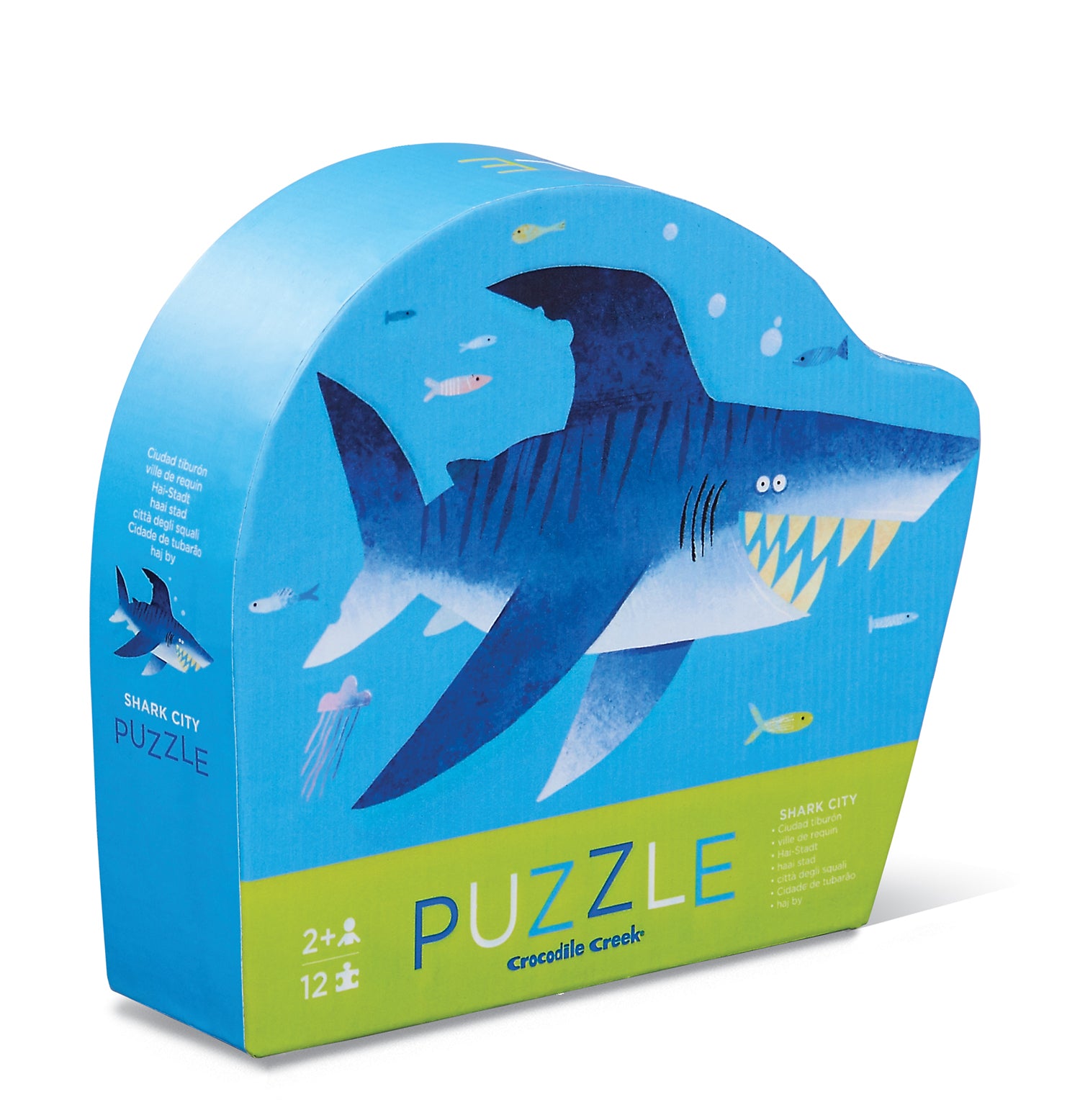 Crocodile Creek - 12 Pc Mini Puzzle - Shark city