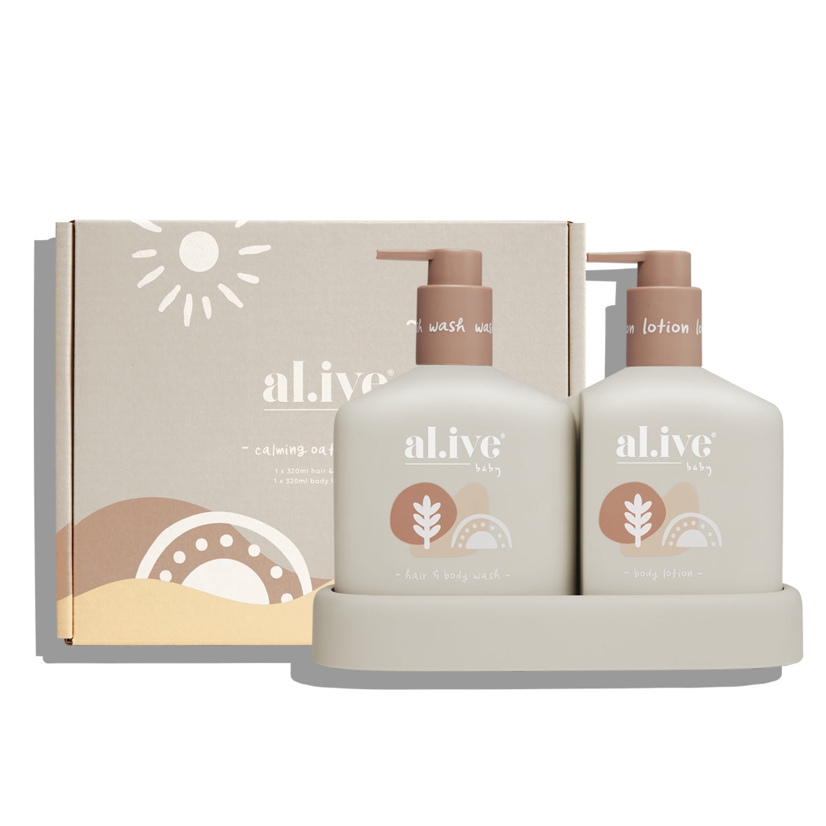 al.ive baby - Hair and Body Duo - Calming Oatmeal