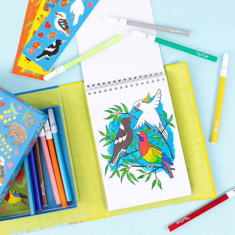 Tiger Tribe - Colouring Set - Aussie Animals