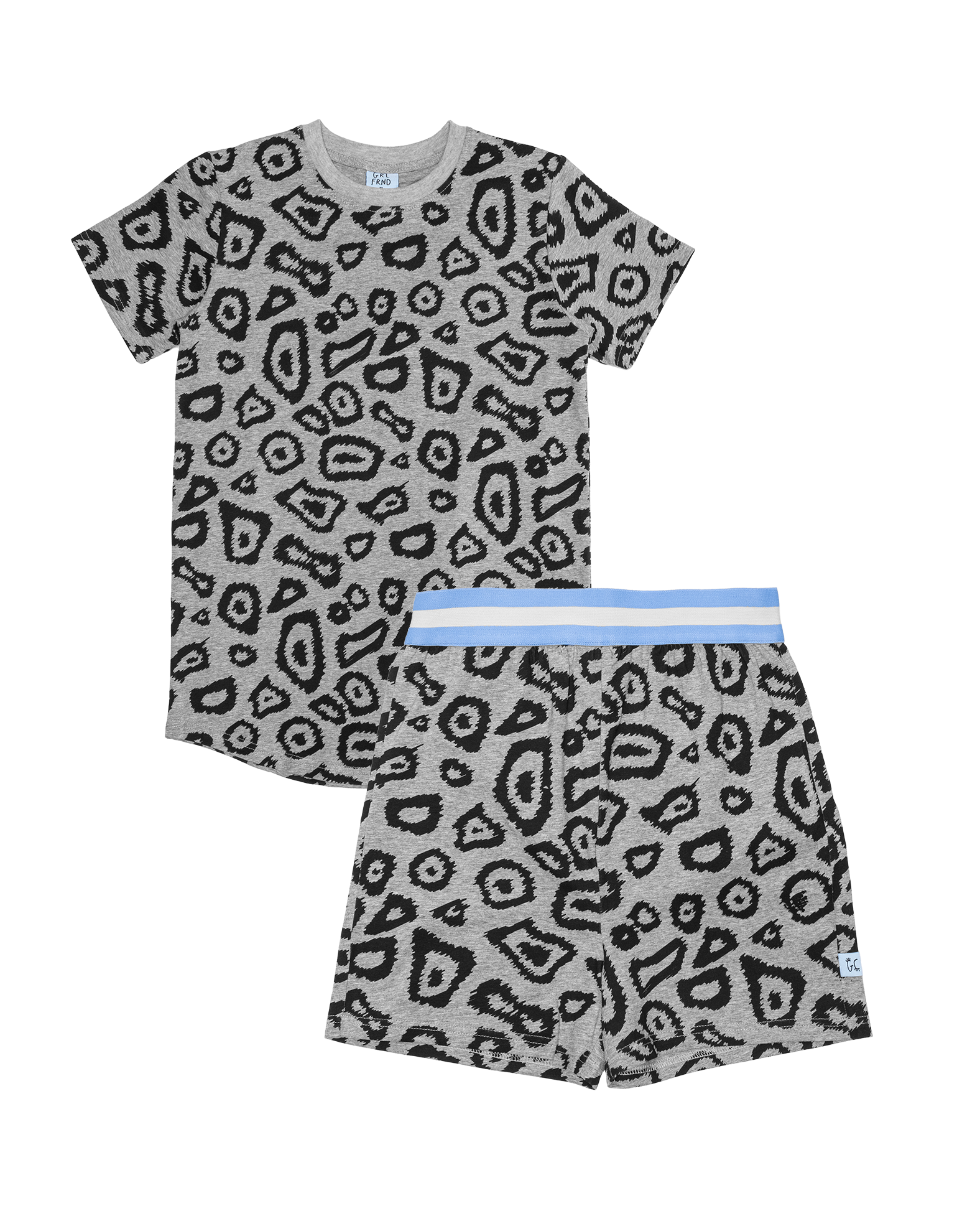The Girl CLub - GRLFRN - Digi Leopard Summer Pj Set
