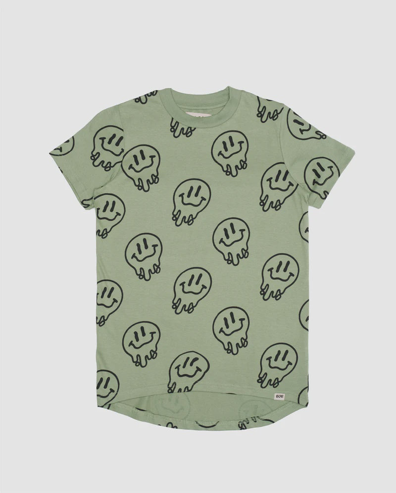 Band of Boys -  Drippin Smiles on Repeat Tee - Pistachio Green