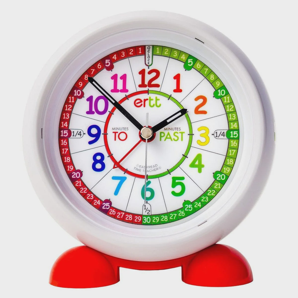 Ertt - Children's Time Teacher Alarm Clock - Rainbow