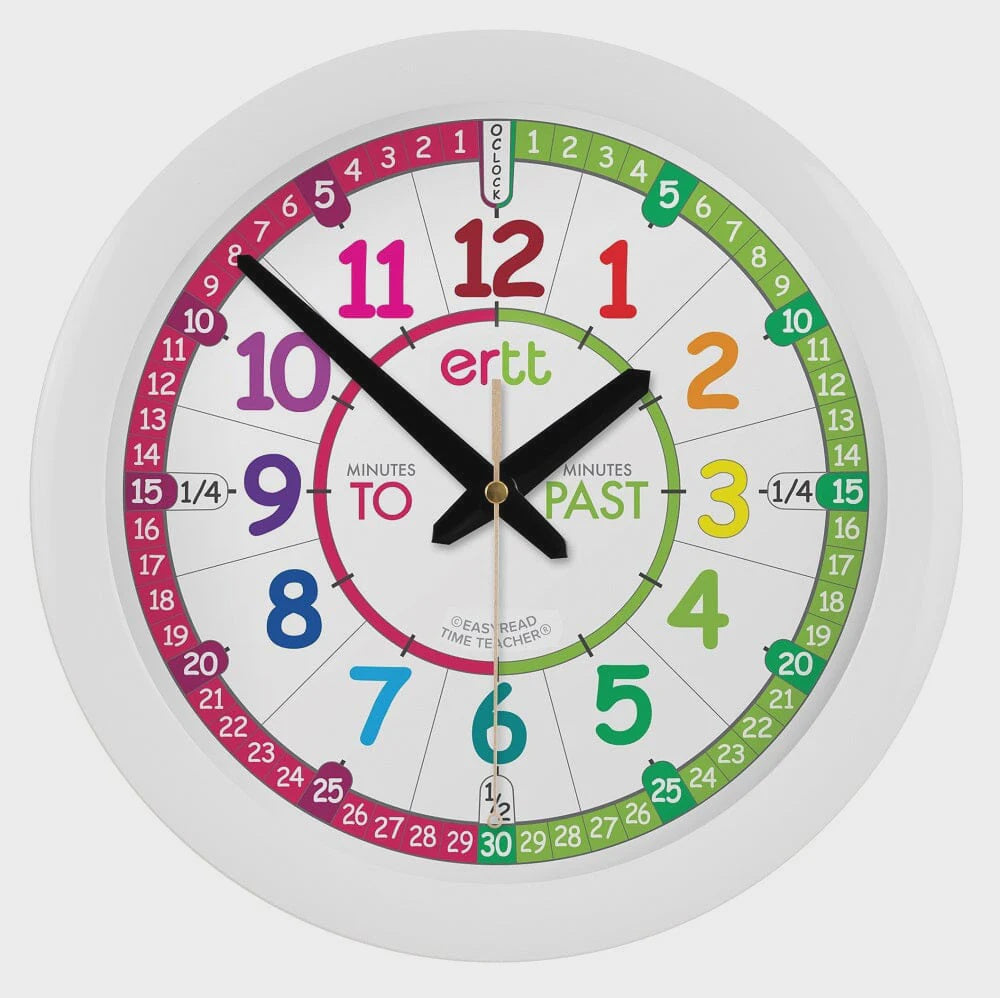 Ertt - Wall Clock - Rainbow Past/To