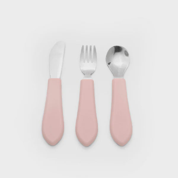 Wild Indiana - Fancy Kids 3pc Cutlery Set - Blush